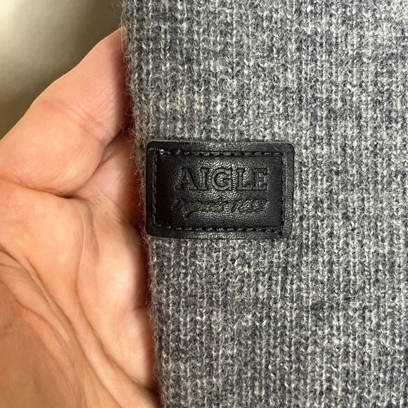 AIGLE Gray Wool Blend Princeton Jacket - Picture 4 of 7